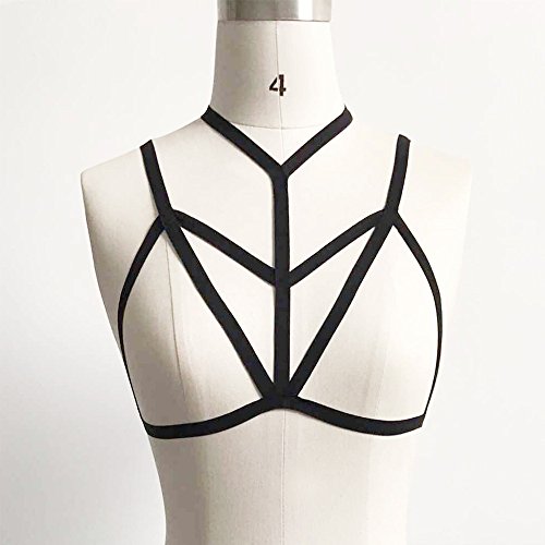 Overdose Vendaje Ropa Interior Seductora Mujer ArnéS Sujetador EláStico Jaula Sujetador Tiras Ahueca hacia Fuera El Sujetador Bustier Tops Casuales Mejor Venta Overdose Vendaje Ropa Interior Seductora Mujer ArnéS Sujetador EláStico Jaula Sujetador Tiras Ahueca hacia Fuera El Sujetador Bustier Tops Casuales Mejor Venta