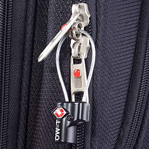 OW-Travel Candado de Cable con Llave TSA, Cable Acero Plastificado. Candado para Taquilla. Candados para mochilas y maletas. Candado Taquilla Gimnasio. TSA Candado Seguridad cable con Llaves Negro 1 OW-Travel Candado de Cable con Llave TSA, Cable Acero Plastificado. Candado para Taquilla. Candados para mochilas y maletas. Candado Taquilla Gimnasio. TSA Candado Seguridad cable con Llaves Negro 1