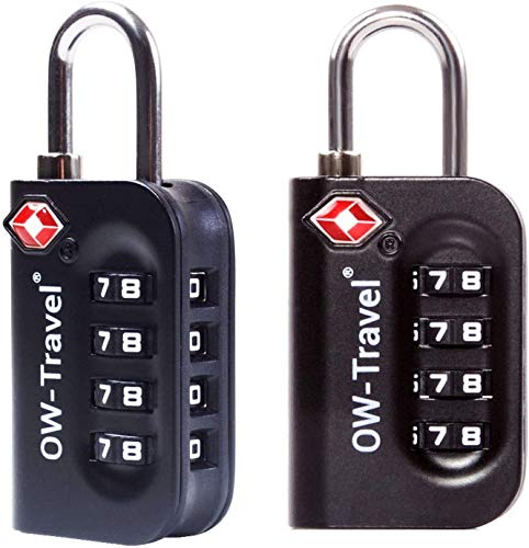 OW-Travel Candado maleta TSA Anti robo. Candado numerico 4 Digitos. Candado Combinacion Taquilla. Candados para mochilas y maletas. Candado Taquilla Gimnasio. TSA Candado seguridad equipaje Negro 2 OW-Travel Candado maleta TSA Anti robo. Candado numerico 4 Digitos. Candado Combinacion Taquilla. Candados para mochilas y maletas. Candado Taquilla Gimnasio. TSA Candado seguridad equipaje Negro 2