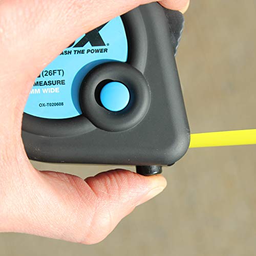 OX Tools OX-T029105 OX Comercio 5M Cinta Métrico Solo, negro/azul, 5 m OX Tools OX-T029105 OX Comercio 5M Cinta Métrico Solo, negro/azul, 5 m