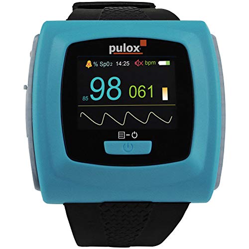 Oximetro Pulox PO-400 Pulsioximetro con Pulsera, Pantalla OLED, USB