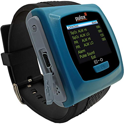 Oximetro Pulox PO-400 Pulsioximetro con Pulsera, Pantalla OLED, USB