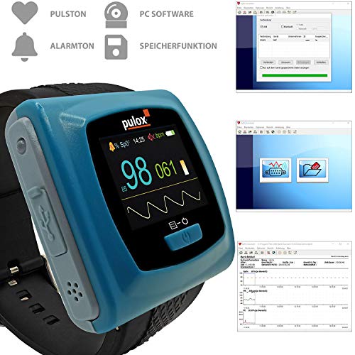 Oximetro Pulox PO-400 Pulsioximetro con Pulsera, Pantalla OLED, USB Oximetro Pulox PO-400 Pulsioximetro con Pulsera, Pantalla OLED, USB