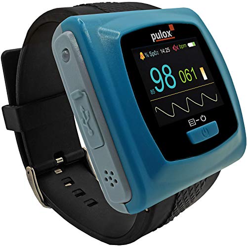 Oximetro Pulox PO-400 Pulsioximetro con Pulsera, Pantalla OLED, USB