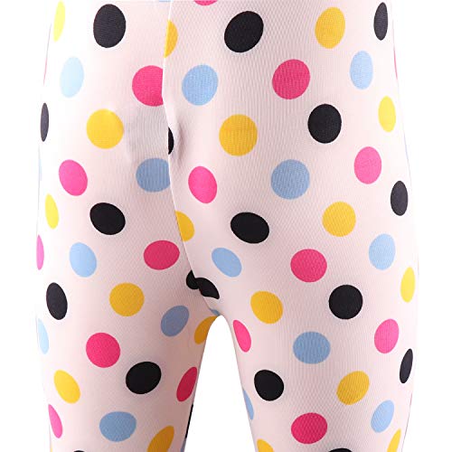 Oyoden Pantalones Leggings para Niñas Chicas Elásticos Medias 2-13 Años Paquete de 3