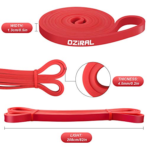 Oziral Bandas de Resistencia,Bandas Asistidos Elástica de Ejercicios para Mujeres y Hombres,Cuerda Duradera de Látex Natural Premium para Entrenamiento de Fuerza,Crossfit,Yoga y Pilates Oziral Bandas de Resistencia,Bandas Asistidos Elástica de Ejercicios para Mujeres y Hombres,Cuerda Duradera de Látex Natural Premium para Entrenamiento de Fuerza,Crossfit,Yoga y Pilates