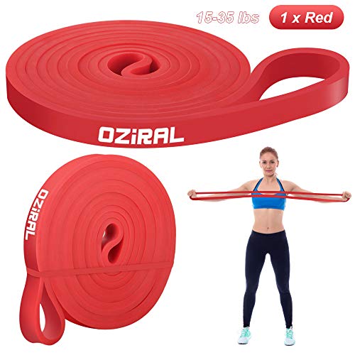 Oziral Bandas de Resistencia,Bandas Asistidos Elástica de Ejercicios para Mujeres y Hombres,Cuerda Duradera de Látex Natural Premium para Entrenamiento de Fuerza,Crossfit,Yoga y Pilates