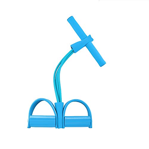 Oziral Cuerda de Tensión Multifunción para Fitness, Actualización 4 Tubos Elástico Pierna ejercitador Sit-up Culturismo expansor, Pedal Bandas de Resistencia para Gimnasio en casa-Blue Oziral Cuerda de Tensión Multifunción para Fitness, Actualización 4 Tubos Elástico Pierna ejercitador Sit-up Culturismo expansor, Pedal Bandas de Resistencia para Gimnasio en casa-Blue