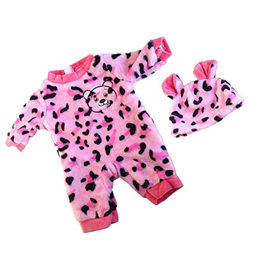 P Prettyia Lindo Pijama de Dormitorio para Muñeca Niña Reborn 50cm - Rosado