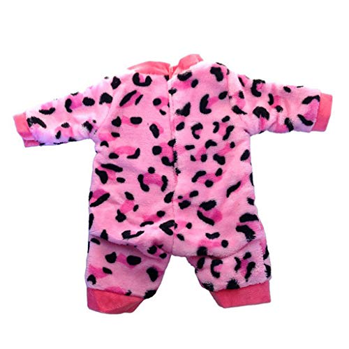 P Prettyia Lindo Pijama de Dormitorio para Muñeca Niña Reborn 50cm - Rosado