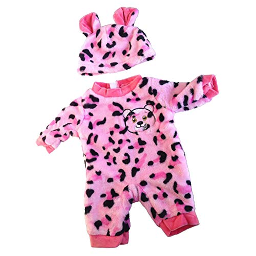 P Prettyia Lindo Pijama de Dormitorio para Muñeca Niña Reborn 50cm - Rosado