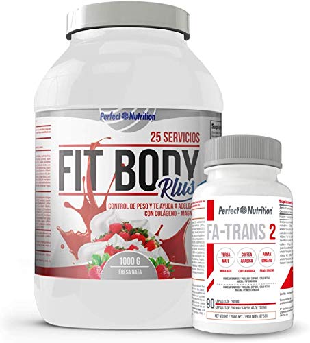 Pack adelgazamiento : Batido sustitutivo de comida + quema grasas termogenico dieta hombre y mujer (Fresa - Nata 1KG) Pack adelgazamiento : Batido sustitutivo de comida + quema grasas termogenico dieta hombre y mujer (Fresa - Nata 1KG)