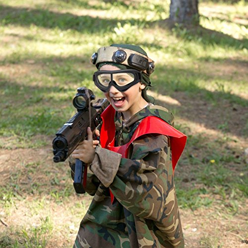 Pack de 2 gafas de seguridad para niños con protección anti niebla y protección ultravioleta perfecta para pistola de espuma Blasters