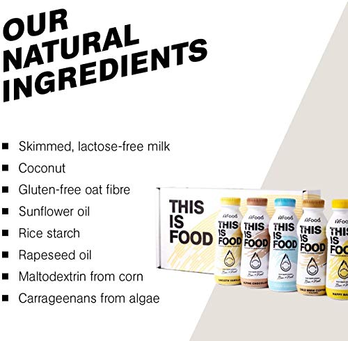 Pack de Degustación YFood | Sustituto de comida sin lactosa ni gluten | 34 g de proteínas, 26 vitaminas y minerales | pack con 5 diferentes sabores | 5x 500 ml (1kcal / ml) Pack de Degustación YFood | Sustituto de comida sin lactosa ni gluten | 34 g de proteínas, 26 vitaminas y minerales | pack con 5 diferentes sabores | 5x 500 ml (1kcal / ml)