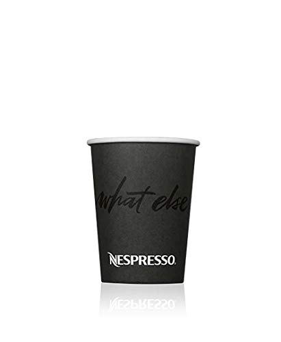 Pack Vasos Desechables Nespresso para Café Lungo/Largo/con Leche, 120 Vasos de cartón 240 ml + 100 Sobres de azúcar Nespresso (8 Gramos) + 100 paletinas Nespresso embolsadas Individualmente.