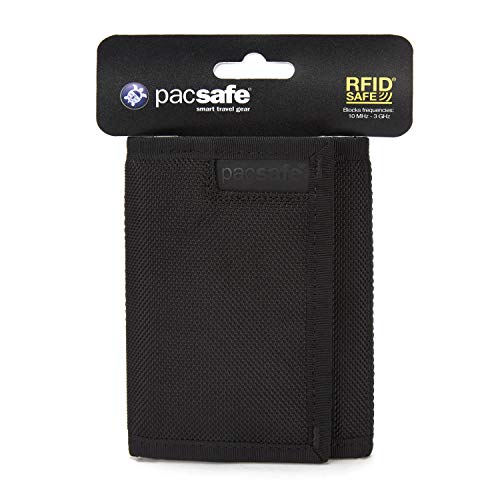 PacSafe Rfidsafe Z50 - Bloqueo RFID (Triple Plegable), Color Negro, Black (Negro) - 10600100