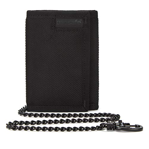 PacSafe Rfidsafe Z50 - Bloqueo RFID (Triple Plegable), Color Negro, Black (Negro) - 10600100