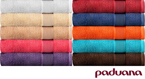 Paduana Juego Toallas Tocador Lavabo Baño Ducha Lisas Rizo. Suaves y Absorbentes. Algodon Egipcio. Maxima Calidad. 500 gr Tamaños y Colores. Set 6 Unidades. Color Naranja Paduana Juego Toallas Tocador Lavabo Baño Ducha Lisas Rizo. Suaves y Absorbentes. Algodon Egipcio. Maxima Calidad. 500 gr Tamaños y Colores. Set 6 Unidades. Color Naranja