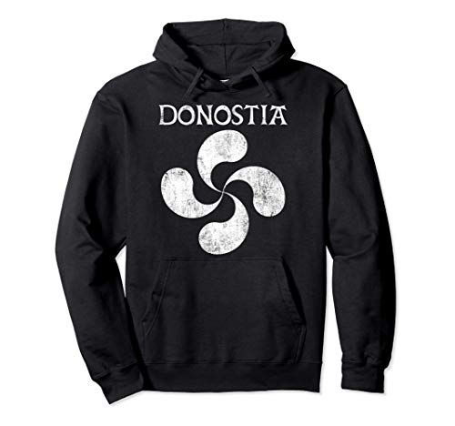 Pais Vasco: Donostia Shirt / Basque Country San Sebastian Sudadera con Capucha