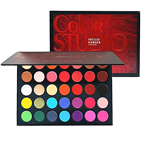 Paleta de sombras de ojos Paleta de maquillaje, tonos de color perfectamente combinables, mate, texturas luminosas y brillantes, para ojos seductores Paleta de sombras de ojos Paleta de maquillaje, tonos de color perfectamente combinables, mate, texturas luminosas y brillantes, para ojos seductores