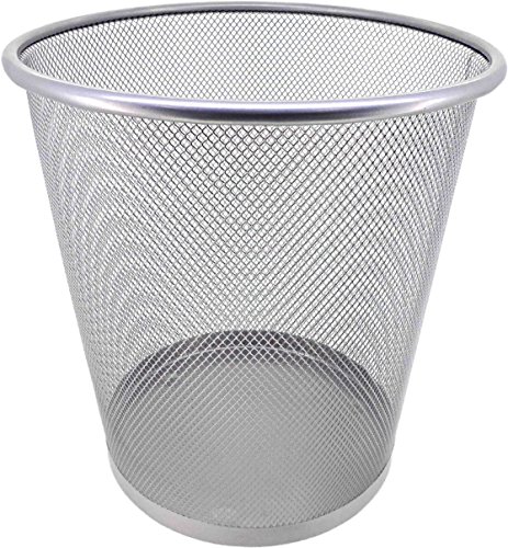 PAMEX Papelera de Rejilla Metálica (Gris) PAMEX Papelera de Rejilla Metálica (Gris)