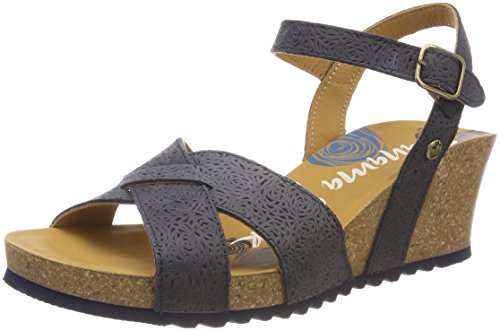 Panama Jack Vika Roses, Sandalia con Pulsera Mujer, Azul (Marino B5), 39 EU Panama Jack Vika Roses, Sandalia con Pulsera Mujer, Azul (Marino B5), 39 EU