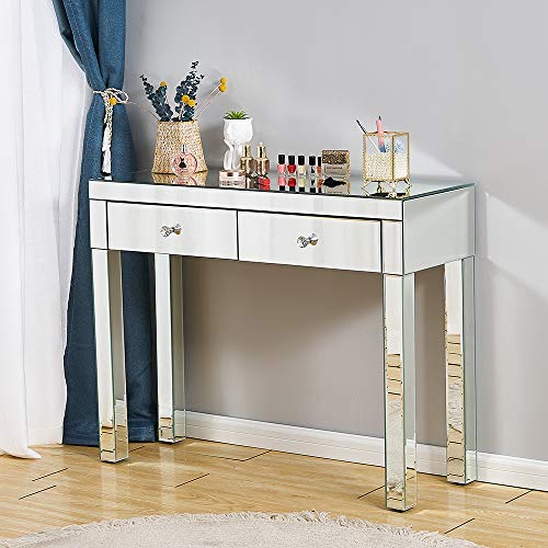 Panana - Mesa Tocador Cristal 2 Cajones con Tiradores Cómodas Pasillo Guarda Maquillajes Cosméticos Lámpara Fotos Flores Casa Dormitorio Salón Belleza Sala Entrada Moderna Lujosa Panana - Mesa Tocador Cristal 2 Cajones con Tiradores Cómodas Pasillo Guarda Maquillajes Cosméticos Lámpara Fotos Flores Casa Dormitorio Salón Belleza Sala Entrada Moderna Lujosa