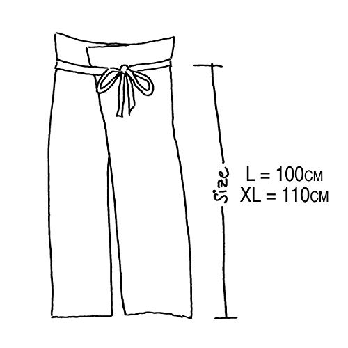 PANASIAM Fisherman Pants lini, d.Brown L PANASIAM Fisherman Pants lini, d.Brown L