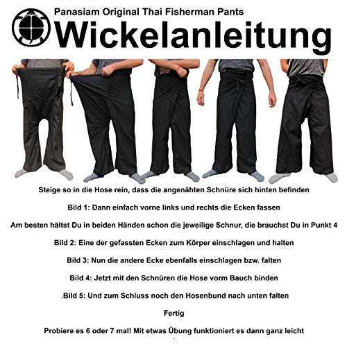 PANASIAM Fisherman Pants lini, d.Brown L PANASIAM Fisherman Pants lini, d.Brown L