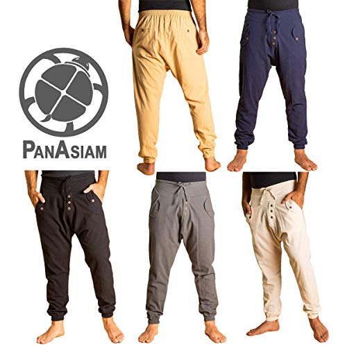 PANASIAM Yogipants 01, Cotton, Grey, L