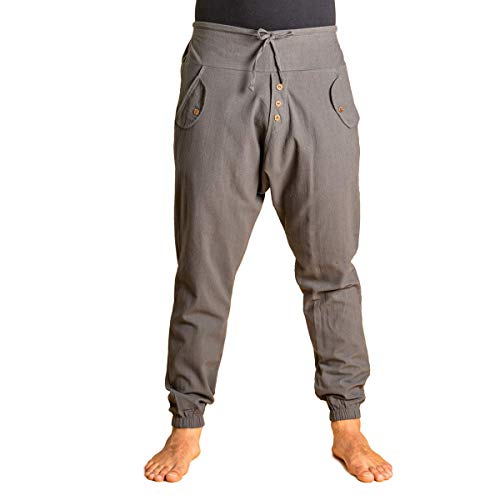 PANASIAM Yogipants 01, Cotton, Grey, L