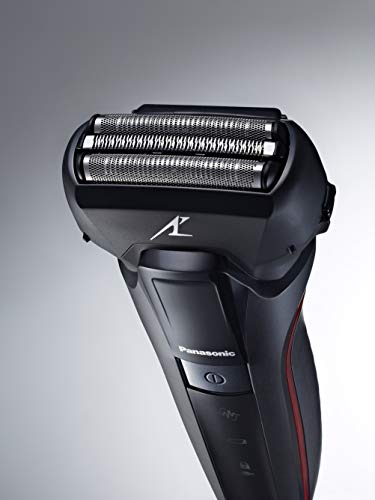 Panasonic ES-LL21-K503 - Afeitadora Premium WET&DRY 3 en 1, Recortadora y Perfilador de Barba (3 Cuchillas Acero Inoxidable, Motor Ultrarrápido, Carga Rápida, Motor Lineal 13.000 oscilaciones)