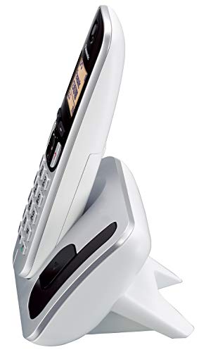 Panasonic KX-TGC210 - Teléfono fijo inalámbrico (LCD, identificador de llamadas, agenda de 50 números, tecla de navegación, modo ECO, reducción de ruido), Gris/Negro/Blanco, TGC21 Solo Panasonic KX-TGC210 - Teléfono fijo inalámbrico (LCD, identificador de llamadas, agenda de 50 números, tecla de navegación, modo ECO, reducción de ruido), Gris/Negro/Blanco, TGC21 Solo