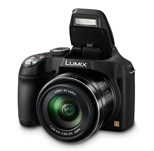 Panasonic Lumix DMC-FZ72EG-K - Cámara compacta de 16.1 Mp (pantalla de 3", zoom óptico 60x, estabilizador de imagen óptico), negro (versión importada)