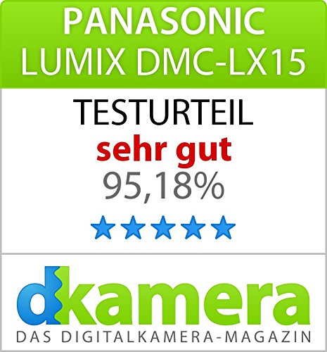Panasonic Lumix DMC-LX15 - Cámara Compacta Premium de 20.9 MP (Sensor de 1", Objetivo F1.4-F2.8 de 24-72 mm, Zoom de 3X, Pantalla Abatible, 4K, WiFi,Raw), Color Negro
