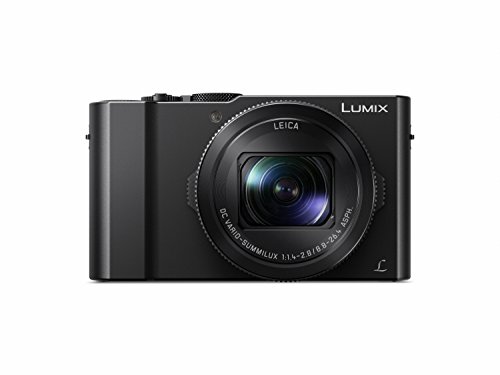 Panasonic Lumix DMC-LX15 - Cámara Compacta Premium de 20.9 MP (Sensor de 1", Objetivo F1.4-F2.8 de 24-72 mm, Zoom de 3X, Pantalla Abatible, 4K, WiFi,Raw), Color Negro