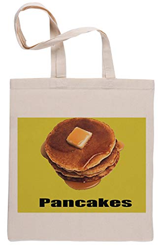 Pancakes Beige Reutilizable Bolsa De Compras Reusable Beige Shopping Bag