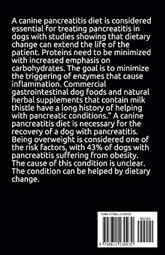 PANCREATITIS DIET FOR DOGS: Comprehensive Guide to Using Diet to Cure and Manage Pancreatitis in Dog includes Recipes and Meal Plans