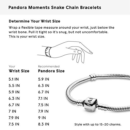 Pandora 59702-16HV Moments - Pulsera de Mujer de Plata de Ley, 16 cm