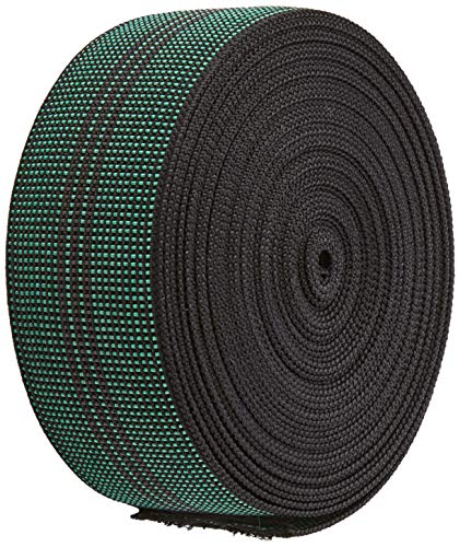 Pandoras Upholstery - Cincha para tapicería (8 m, elástica), Color Verde