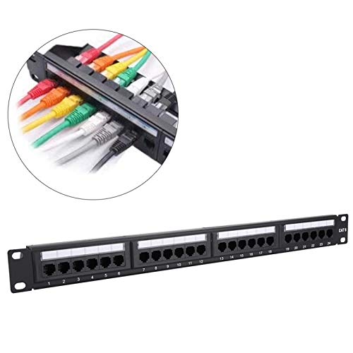 Panel de conexión de Datos práctico y práctico para Montaje en Rack de Cables de Red 100% Duradero para Equipos modulares para la construcción de Salas de máquinas Panel de conexión de Datos práctico y práctico para Montaje en Rack de Cables de Red 100% Duradero para Equipos modulares para la construcción de Salas de máquinas