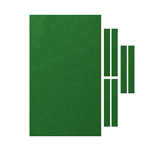 Paño de billar profesional para mesa de billar de 2,5 m, apto para mesa estándar de 9 m, para interior de billar y deporte, juego de accesorios, color verde/rojo