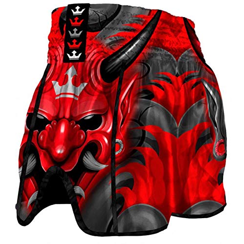 Pantalón Muay Thai Kick Boxing Buddha Retro Demon