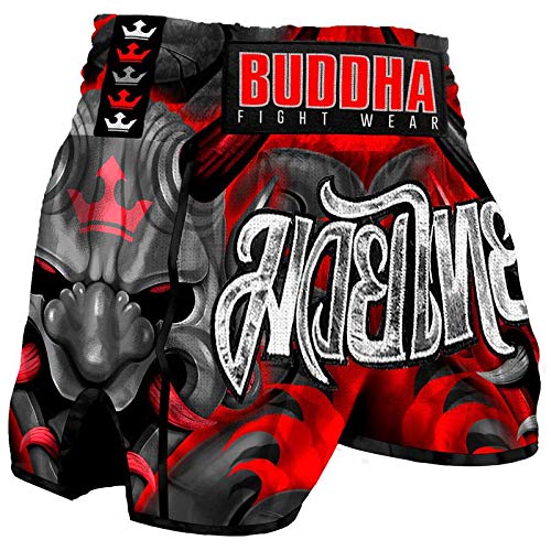 Pantalón Muay Thai Kick Boxing Buddha Retro Demon