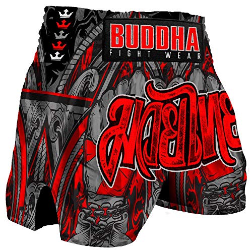 Pantalón Muay Thai Kick Boxing Buddha Retro Fight