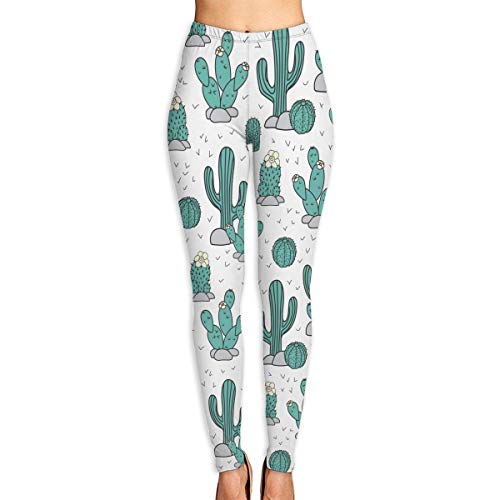 Pantalon Yoga Cactuses and Succulents Printed Women's Ultra Soft Leggings Fashion High Waist Yoga Pants Beautiful Sport Workout Leggings