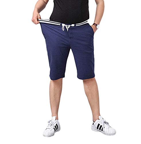 Pantalones Cortos De Tablero De Ocio De Gran Tamaño para Hombres Pantalones Cortos Festivo De Elasticidad Suelta Moda para Hombres (Color : Als Bild, Size : 3XL)