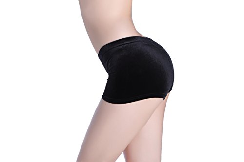 Pantalones cortos para baile, color negro, textura aterciopelada, Infantil, large Pantalones cortos para baile, color negro, textura aterciopelada, Infantil, large