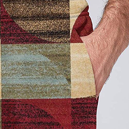 Pantalones de chándal para hombre con diseño geométrico vintage persa tribal de la frontera antigua casual pantalones de jogger pantalones Pantalones de chándal para hombre con diseño geométrico vintage persa tribal de la frontera antigua casual pantalones de jogger pantalones