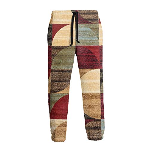 Pantalones de chándal para hombre con diseño geométrico vintage persa tribal de la frontera antigua casual pantalones de jogger pantalones Pantalones de chándal para hombre con diseño geométrico vintage persa tribal de la frontera antigua casual pantalones de jogger pantalones